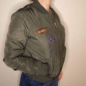Air Force bomber jacket Top Gun Halloween costume F21